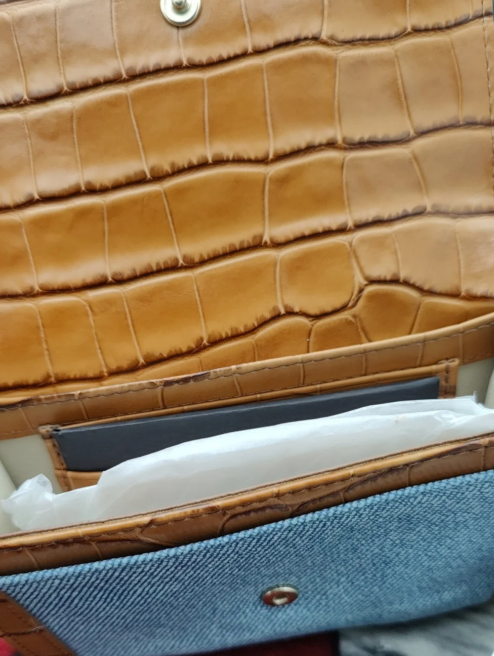 Brahmin Denim Starlet Collection Kerra Wallace